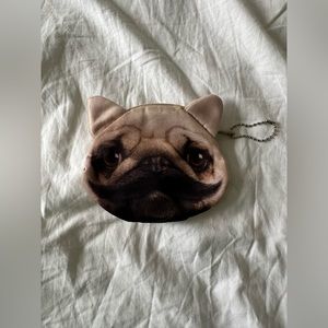 Pug mini zipper pouch